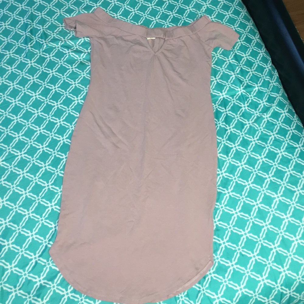 Nude pink bodycon dress 💗